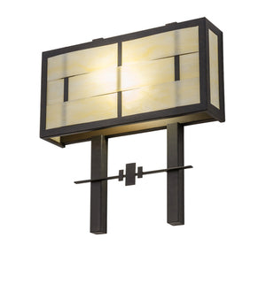 Meyda Tiffany - 246221 - Two Light Wall Sconce - Weaved Idalight - Chestnut