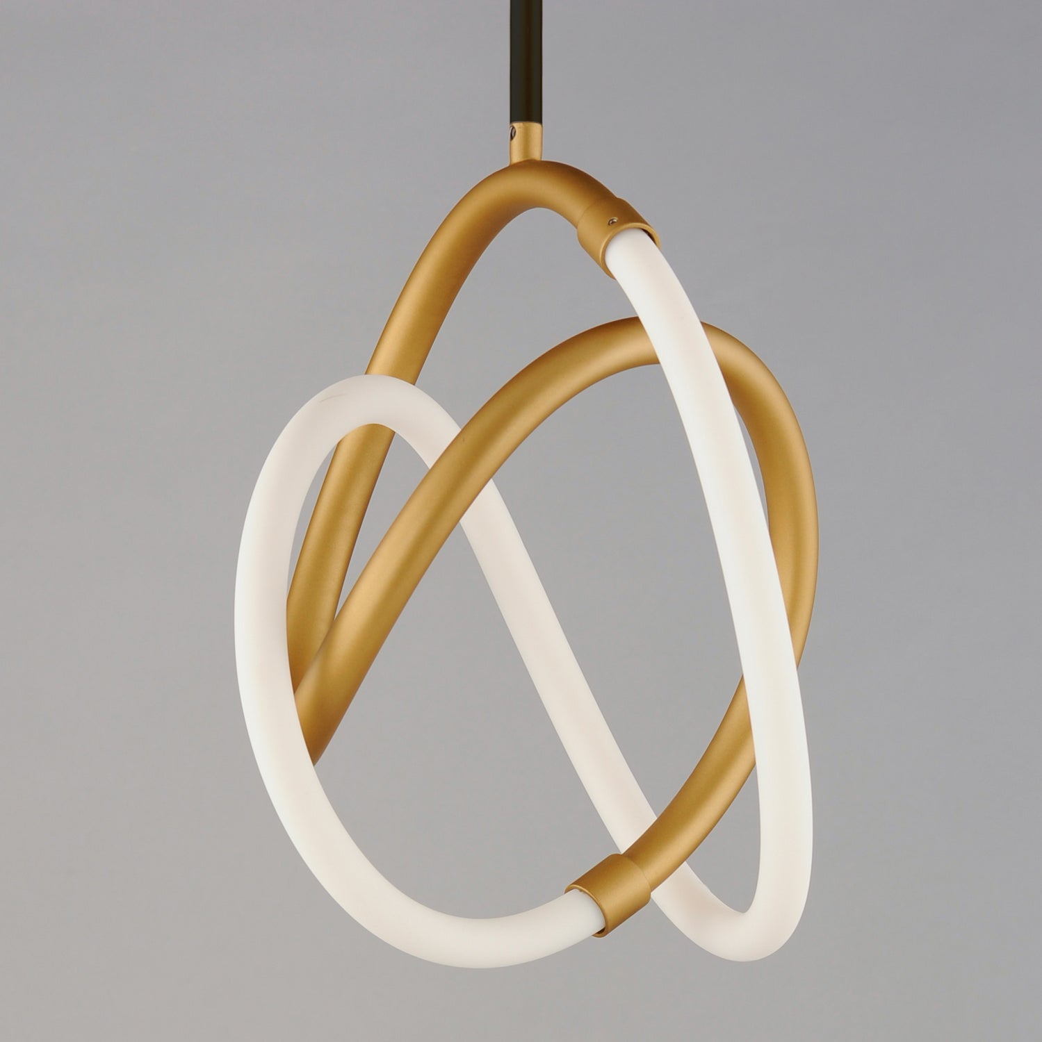 ET2 - E25092-01BKGLD - LED Mini Pendant - Mobius - Black / Gold