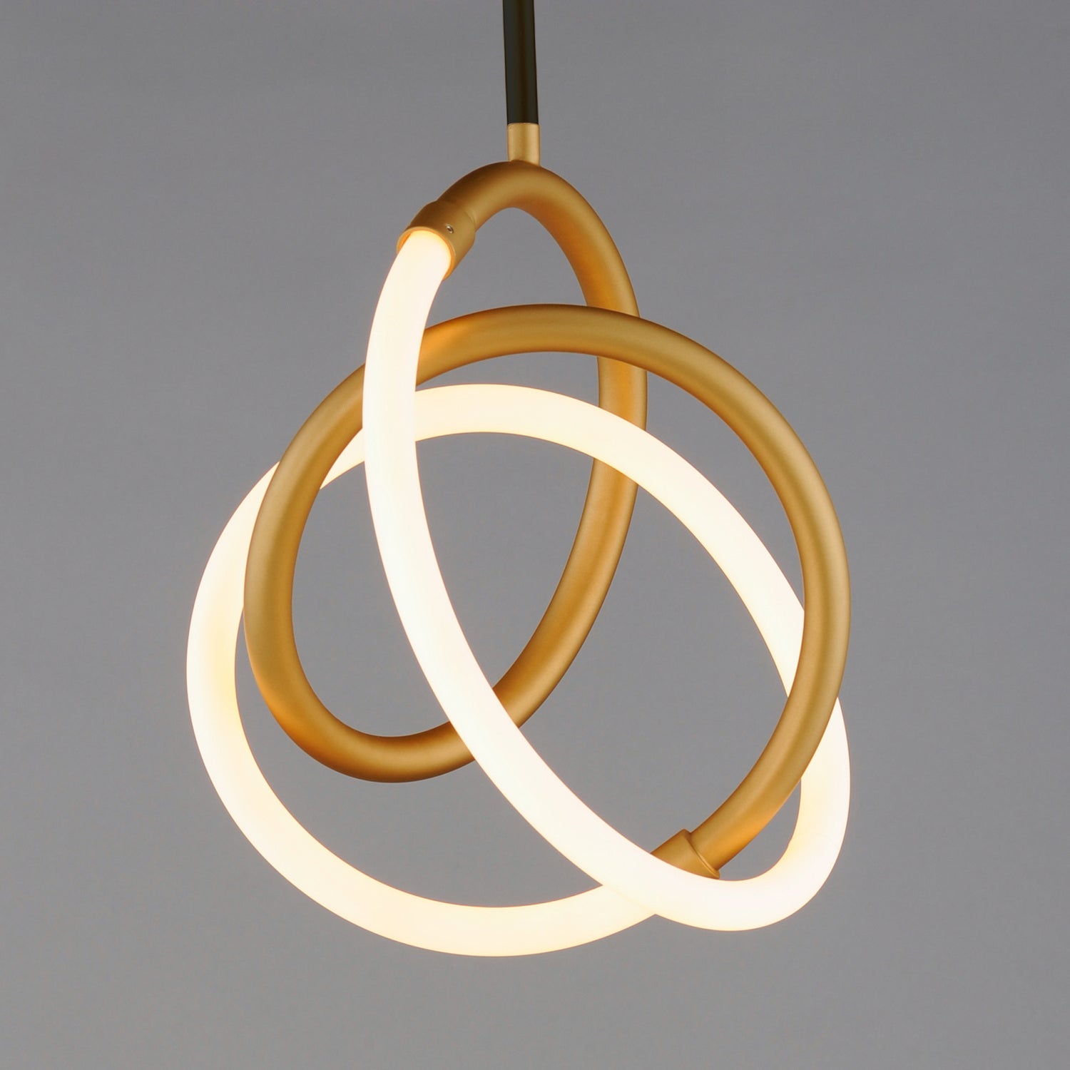 ET2 - E25092-01BKGLD - LED Mini Pendant - Mobius - Black / Gold