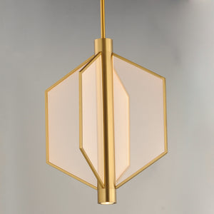 ET2 - E25134-133NAB - LED Pendant - Telstar - Natural Aged Brass