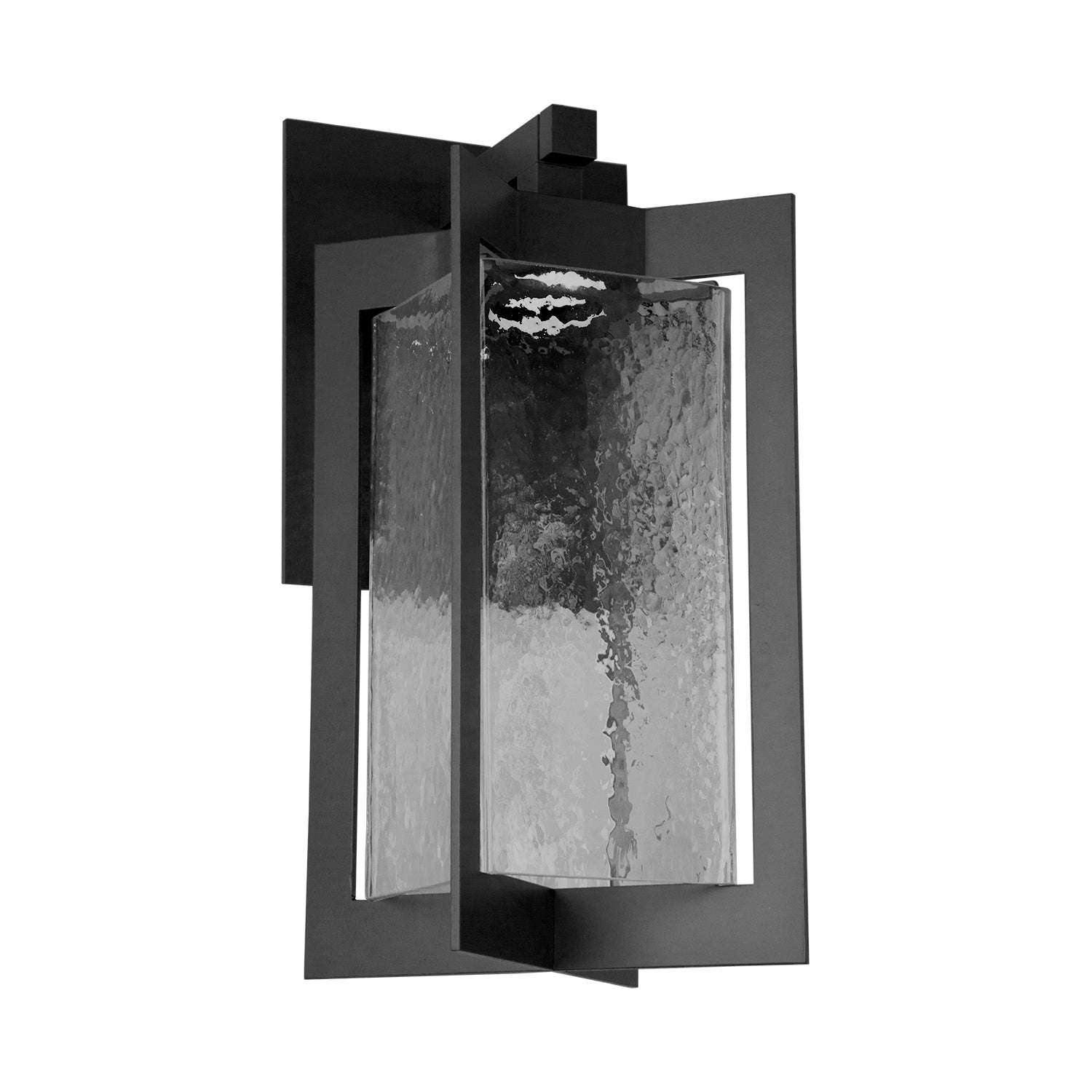 Hammerton Studio - ODB0075-01-TB-HC-L2 - LED Outdoor Lantern - Outdoor Lighting - Textured Black