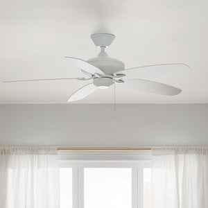 Kichler - 330160MWH - 52"Ceiling Fan - Renew - Matte White