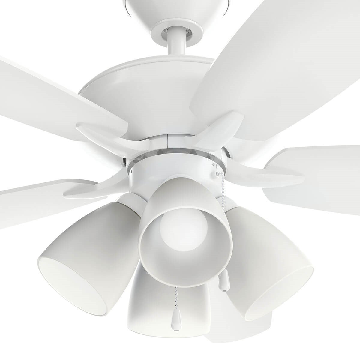 Kichler - 330162MWH - 52"Ceiling Fan - Renew Premier - Matte White