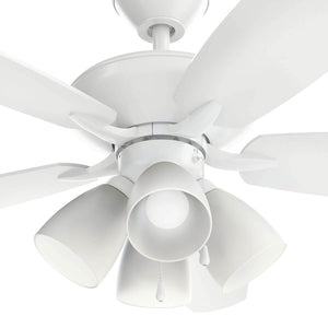 Kichler - 330162MWH - 52"Ceiling Fan - Renew Premier - Matte White