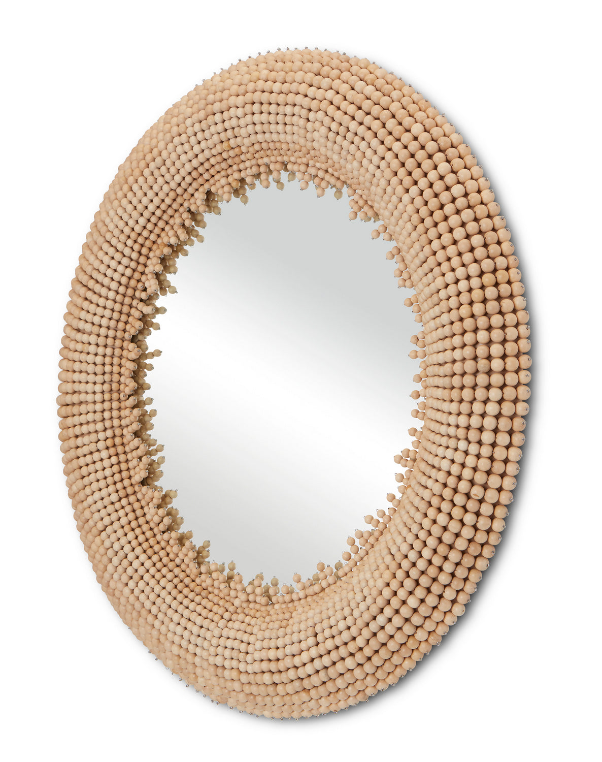 Currey and Company - 1000-0107 - Mirror - Jeanie - Beige/Mirror