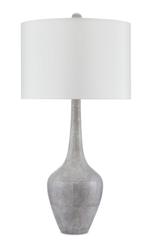 Currey and Company - 6000-0728 - One Light Table Lamp - Fenellla - Black/White