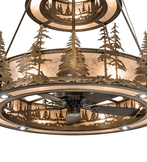 Meyda Tiffany - 239525 - 20 Light Chandel-Air - Tall Pines - Antique Copper