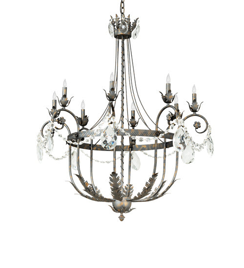 Meyda Tiffany - 241448 - Eight Light Chandelier - Antonia - French Bronze