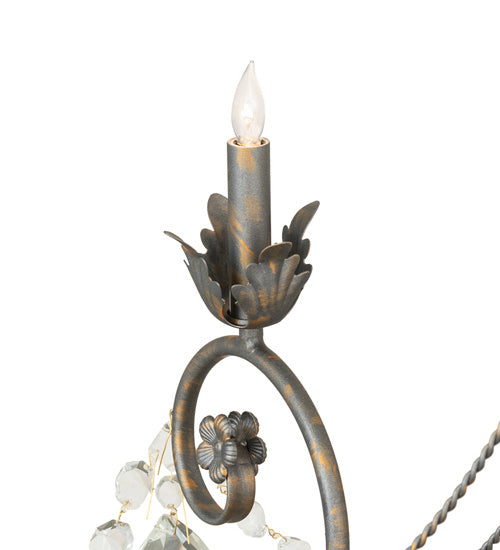 Meyda Tiffany - 241448 - Eight Light Chandelier - Antonia - French Bronze