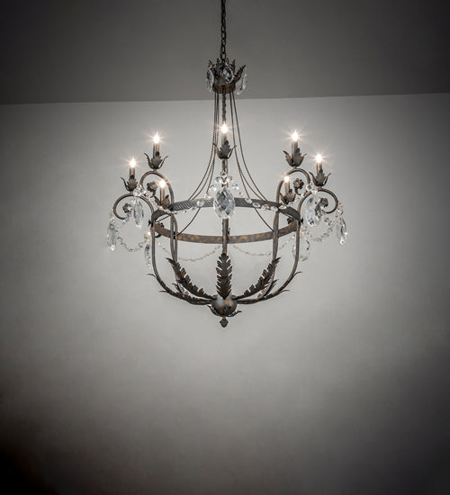 Meyda Tiffany - 241448 - Eight Light Chandelier - Antonia - French Bronze