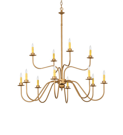 Meyda Tiffany - 244516 - LED Chandelier - Ean - Gold Metallic