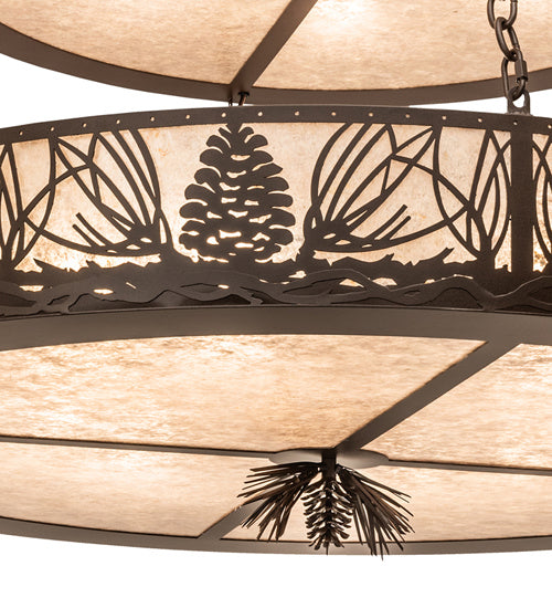 Meyda Tiffany - 245990 - 14 Light Pendant - Mountain Pine - Cafe Noir