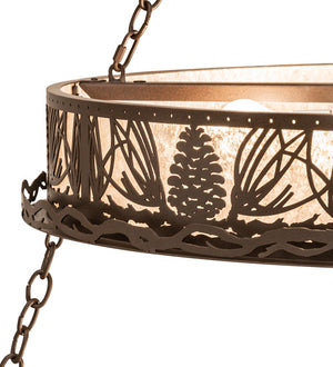 Meyda Tiffany - 245990 - 14 Light Pendant - Mountain Pine - Cafe Noir