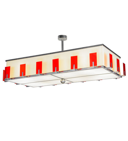 Meyda Tiffany - 246488 - 12 Light Pendant - Quadrato - Extreme Chrome