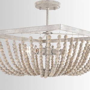 Capital Lighting - 9D294A - Four Light Semi-Flush Mount - Sarah - Mystic Sand