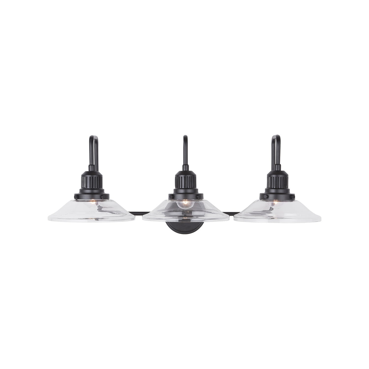 Capital Lighting - 9D318A - Three Light Vanity - Roan - Matte Black