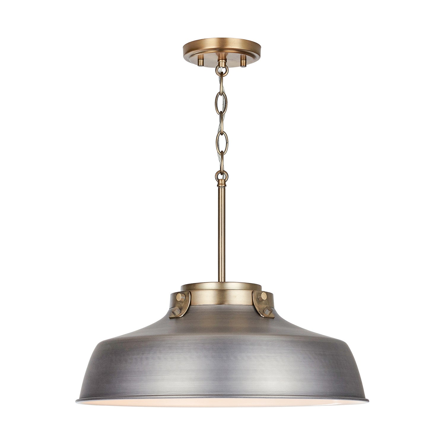 Capital Lighting - 9D329A - One Light Pendant - Oakwood - Antique Nickel