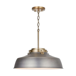 Capital Lighting - 9D329A - One Light Pendant - Oakwood - Antique Nickel