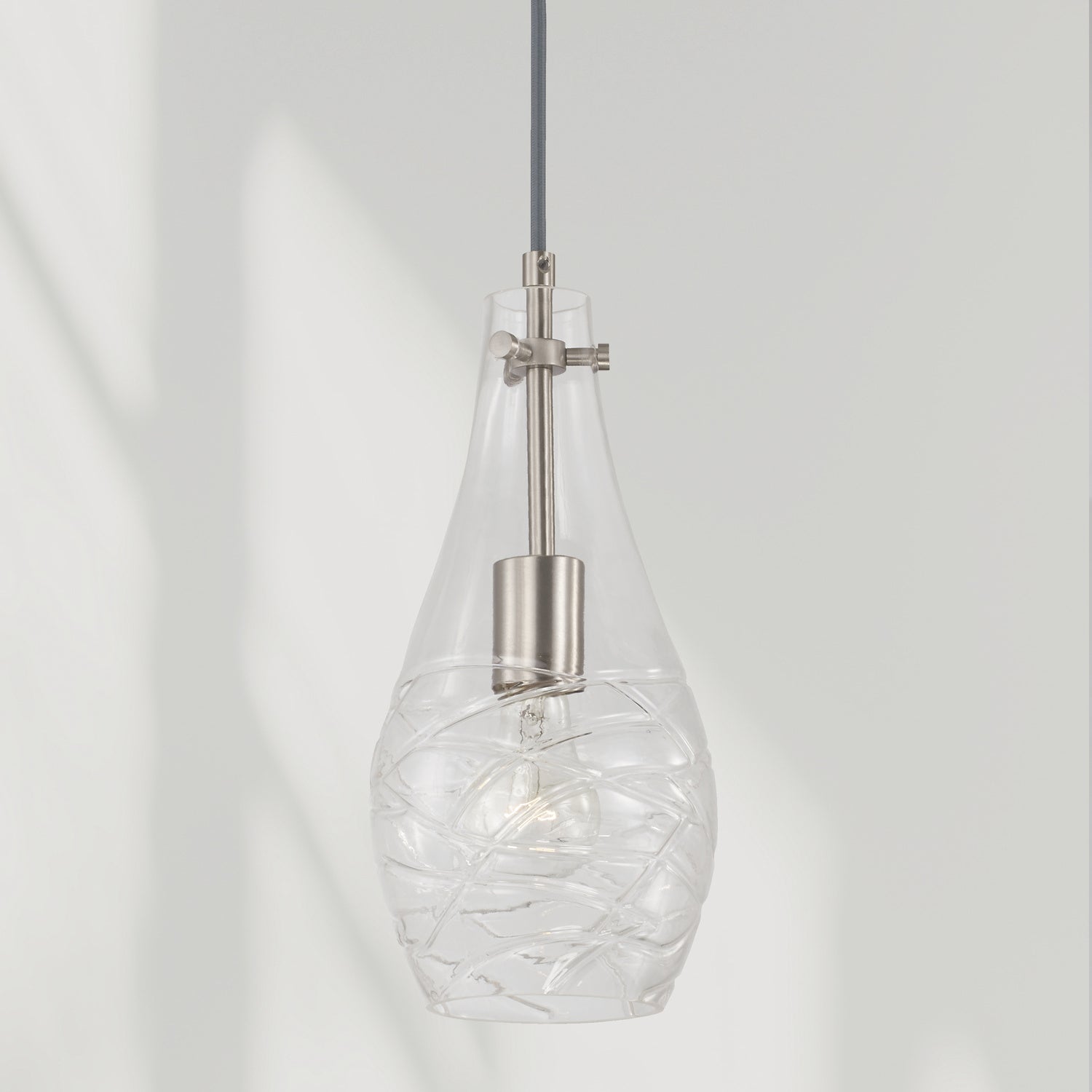 Capital Lighting - AA1006BN - One Light Pendant - Kier - Brushed Nickel