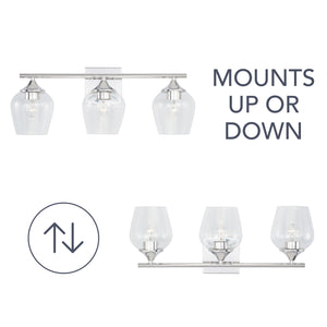 Capital Lighting - AA1009CH - Three Light Vanity - Reece - Chrome