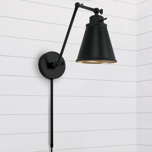 Capital Lighting - AA1011MB - One Light Wall Sconce - Shay - Matte Black