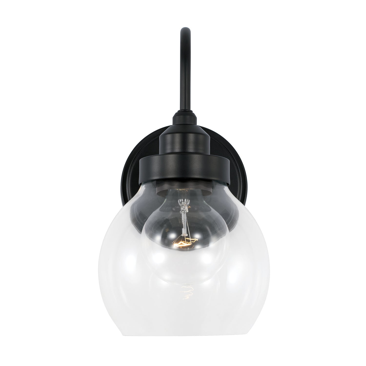 Capital Lighting - AA1014MB - One Light Wall Sconce - Brecken - Matte Black