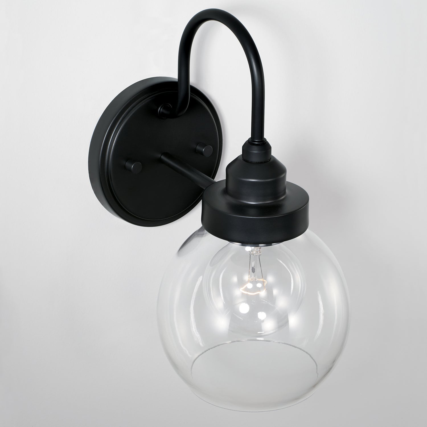 Capital Lighting - AA1014MB - One Light Wall Sconce - Brecken - Matte Black