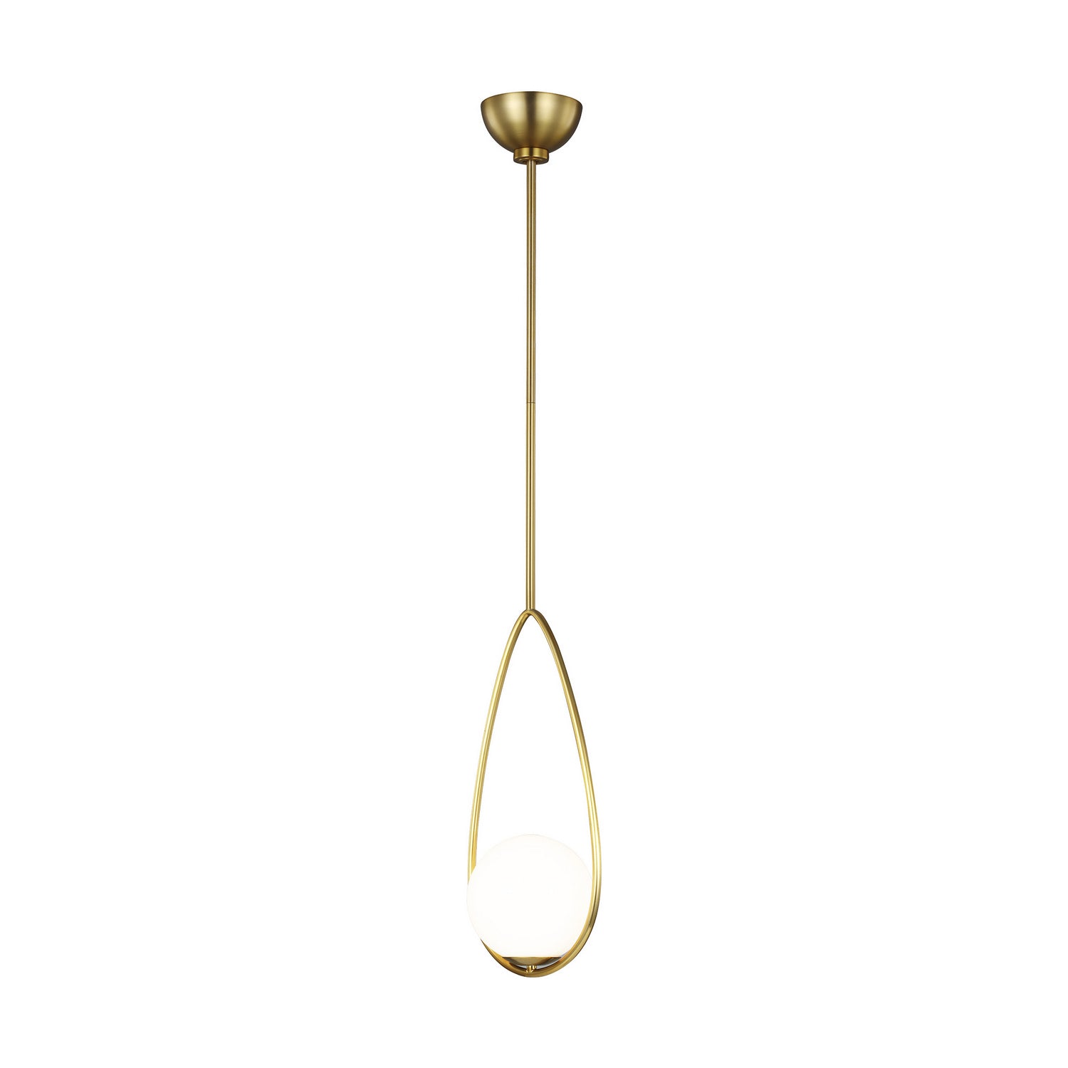 Visual Comfort Studio - AEP1001BBS - One Light Pendant - Galassia - Burnished Brass