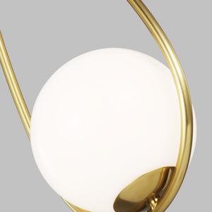 Visual Comfort Studio - AEP1001BBS - One Light Pendant - Galassia - Burnished Brass