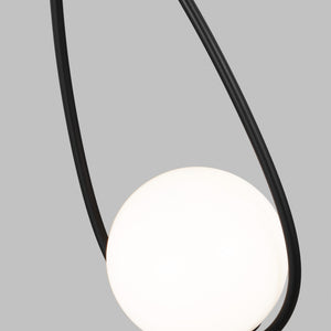 Visual Comfort Studio - AEP1001MBK - One Light Pendant - Galassia - Midnight Black