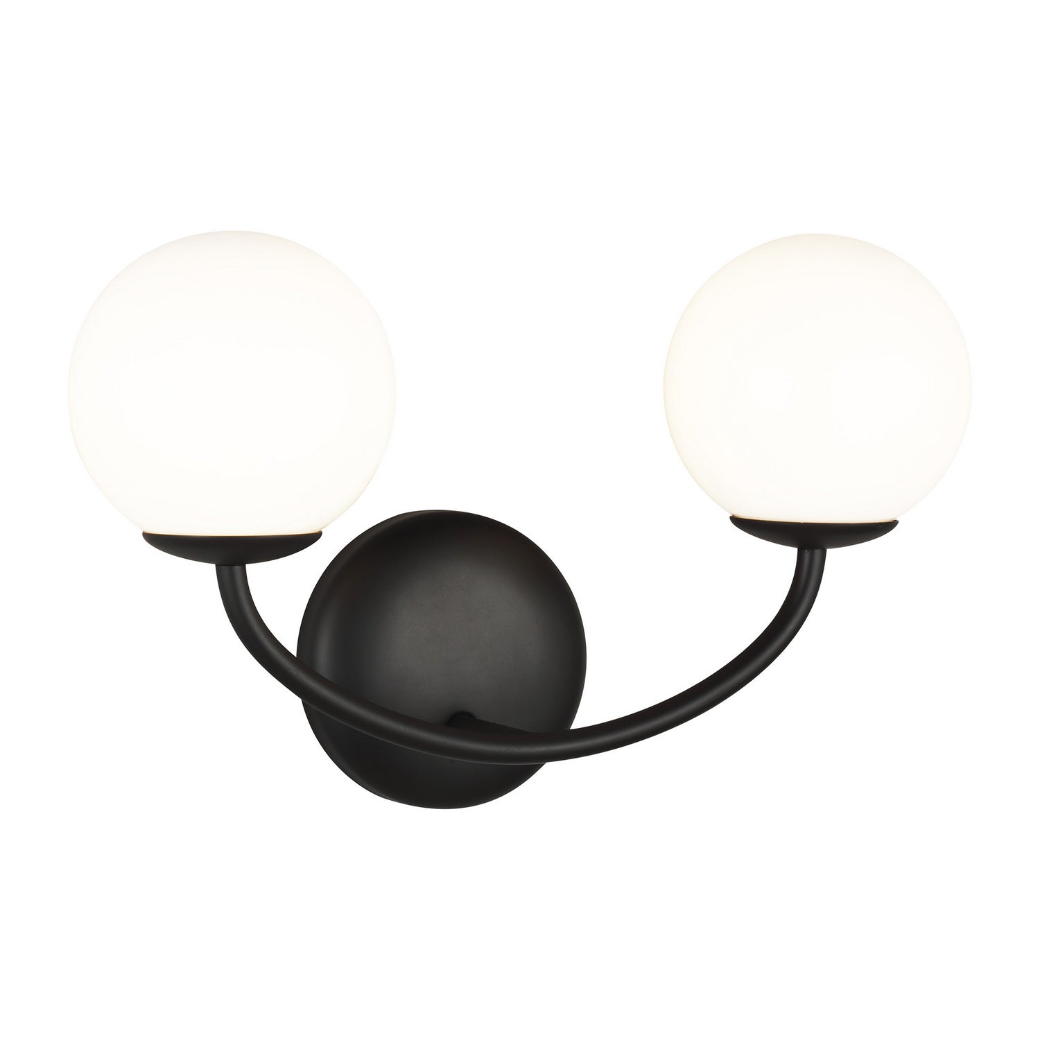 Visual Comfort Studio - AEV1012MBK - Two Light Vanity - Galassia - Midnight Black