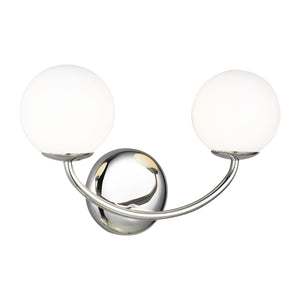 Visual Comfort Studio - AEV1012PN - Two Light Vanity - Galassia - Polished Nickel