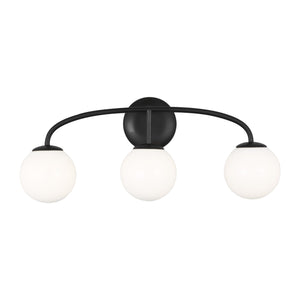 Visual Comfort Studio - AEV1013MBK - Three Light Vanity - Galassia - Midnight Black