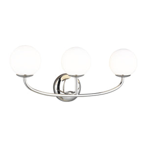 Visual Comfort Studio - AEV1013PN - Three Light Vanity - Galassia - Polished Nickel