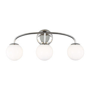 Visual Comfort Studio - AEV1013PN - Three Light Vanity - Galassia - Polished Nickel