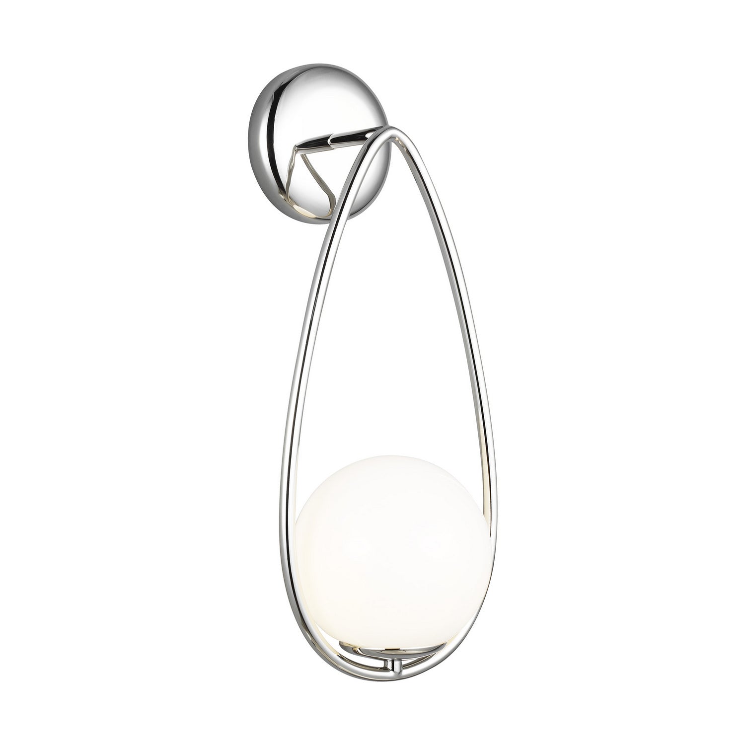 Visual Comfort Studio - AEW1011PN - One Light Wall Sconce - Galassia - Polished Nickel