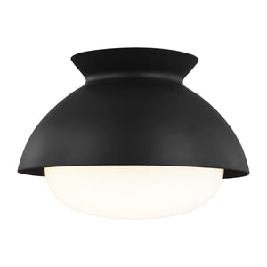 Visual Comfort Studio - AEF1001MBK - One Light Flush Mount - Lucerne - Midnight Black