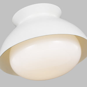 Visual Comfort Studio - AEF1001MWT - One Light Flush Mount - Lucerne - Matte White