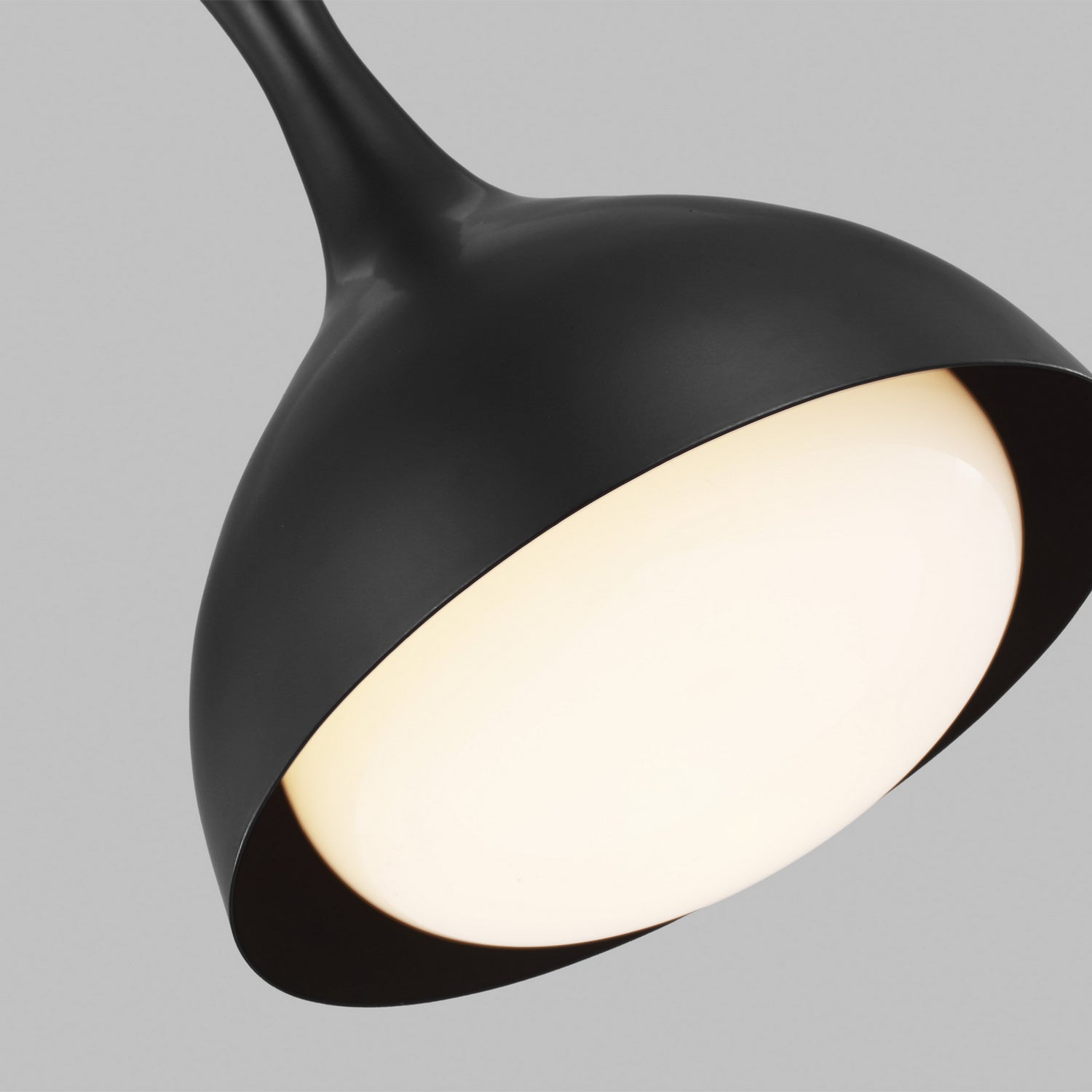 Visual Comfort Studio - AEP1011BBSMBK - One Light Pendant - Lucerne - Midnight Black and Burnished Brass