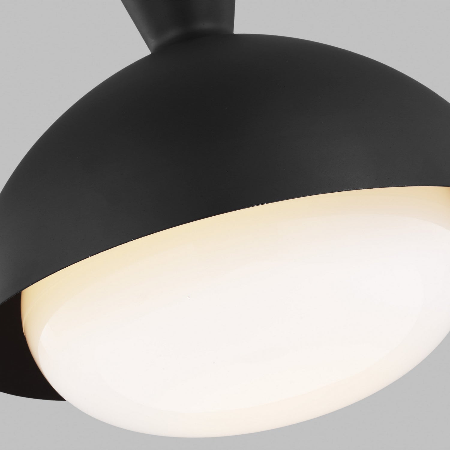 Visual Comfort Studio - AEP1031BBSMBK - One Light Pendant - Lucerne - Midnight Black and Burnished Brass