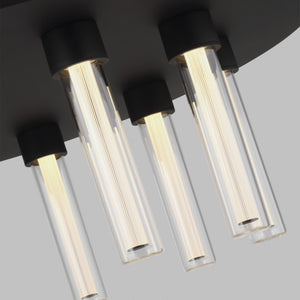 Visual Comfort Modern - 700FMKLA22B-LED927 - LED Flush Mount - Kola - Nightshade Black