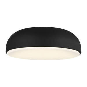 Visual Comfort Modern - 700FMKOSA13B-LED930-277 - LED Flush Mount - Kosa - Nightshade Black