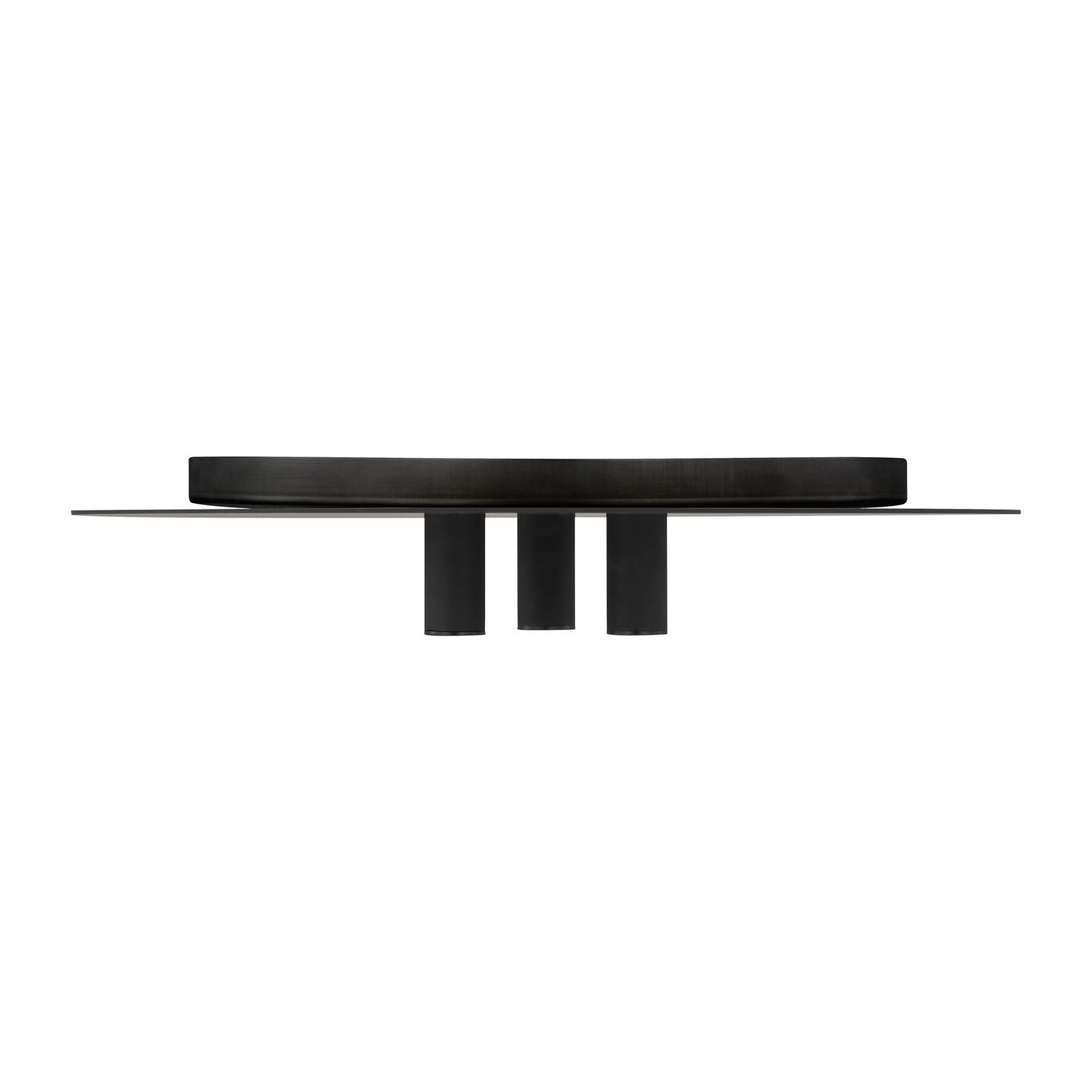 Visual Comfort Modern - 700FMPNT16B-LED930 - LED Flush Mount - Ponte - Nightshade Black