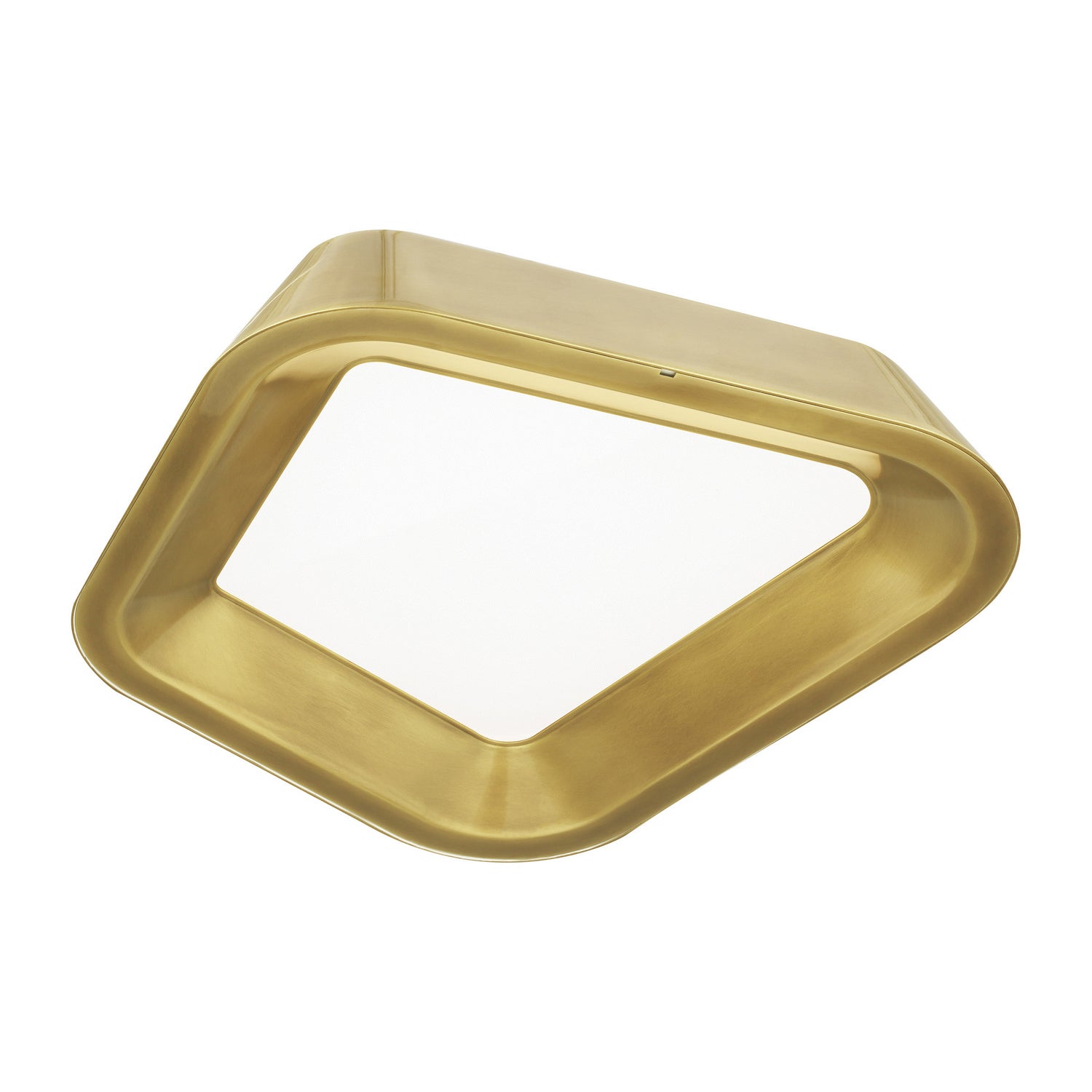 Visual Comfort Modern - 700FMRHNSBR-LED930 - LED Flush Mount - Rhonan - Plated Brass