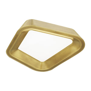 Visual Comfort Modern - 700FMRHNSBR-LED930 - LED Flush Mount - Rhonan - Plated Brass
