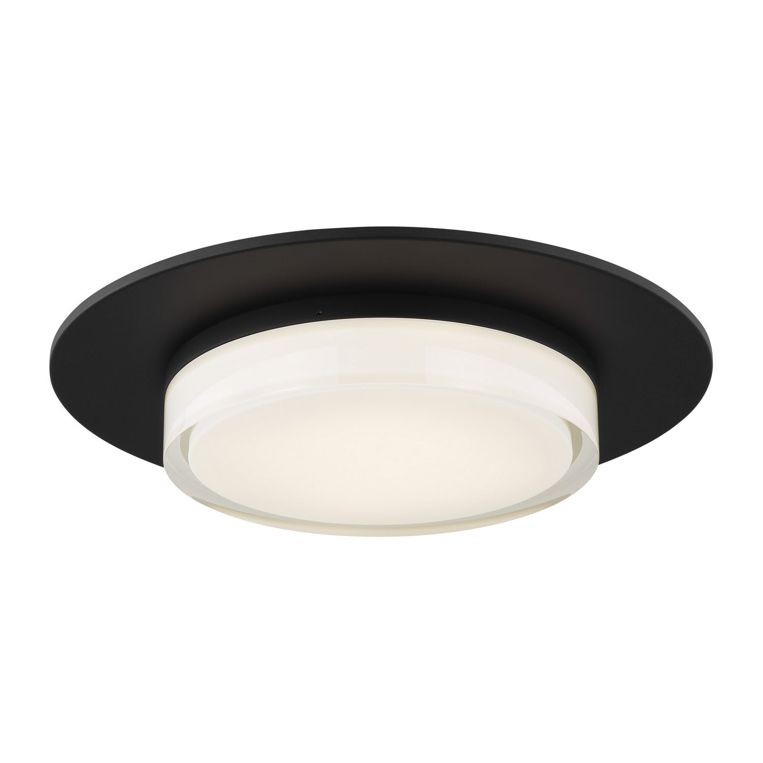 Visual Comfort Modern - 700FMSEN17B-LED927 - LED Flush Mount - Sen - Nightshade Black