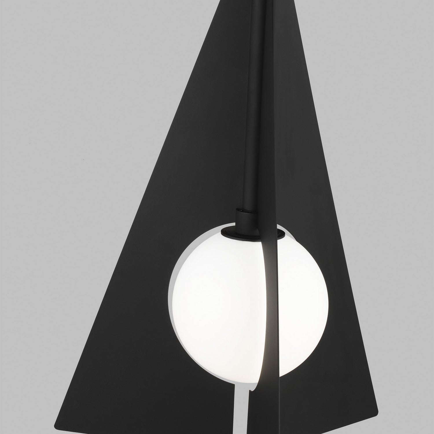 Visual Comfort Modern - 700TDOBLPGB - Pendant - Orbel Pyramid - Nightshade Black