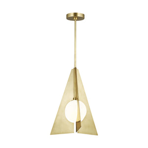 Visual Comfort Modern - 700TDOBLPGNB-LED930 - LED Pendant - Orbel - Natural Brass