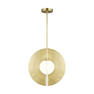 Visual Comfort Modern - 700TDOBLRGNB-LED930 - LED Pendant - Orbel - Natural Brass