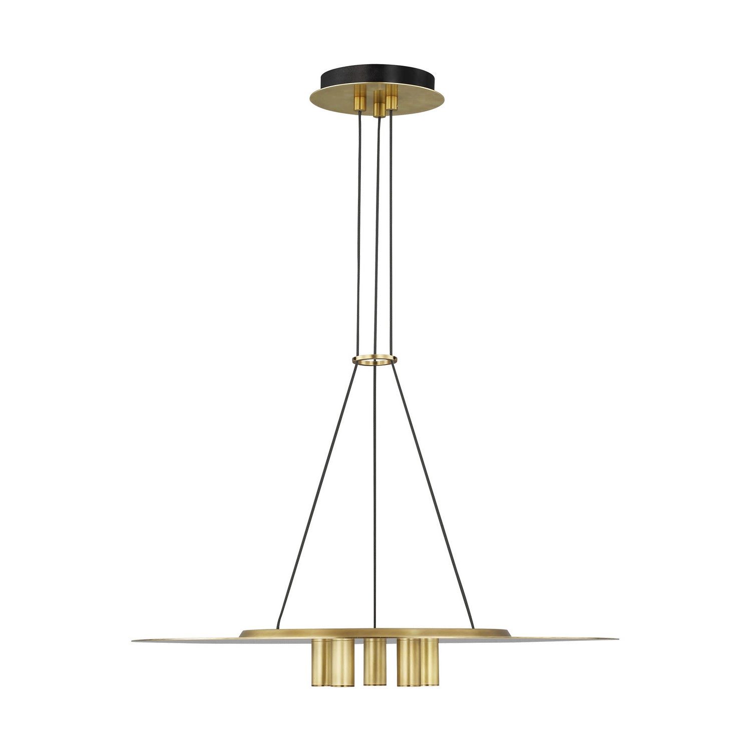 Visual Comfort Modern - 700TDPNT22NB-LED930 - LED Pendant - Ponte - Natural Brass